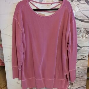 Maurices Dusty Pink Pullover Sweatshirt